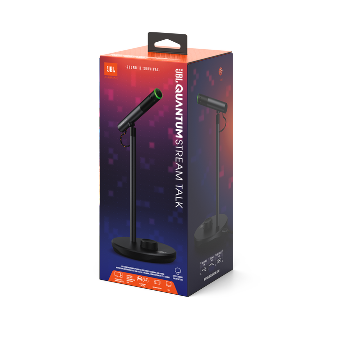 JBL Quantum Stream Talk - Black - USB condenser microphone for streaming, recording and gaming. - Detailshot 15 image number null